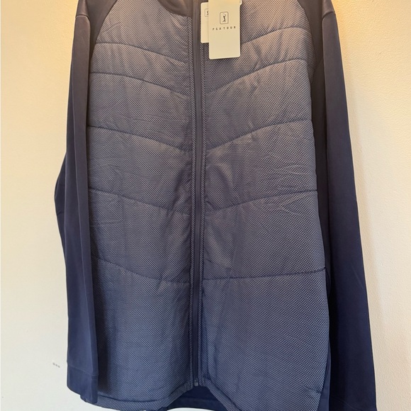 PGA Tour Navy and Gray Lightweight Jacket - Picture 1 of 8
